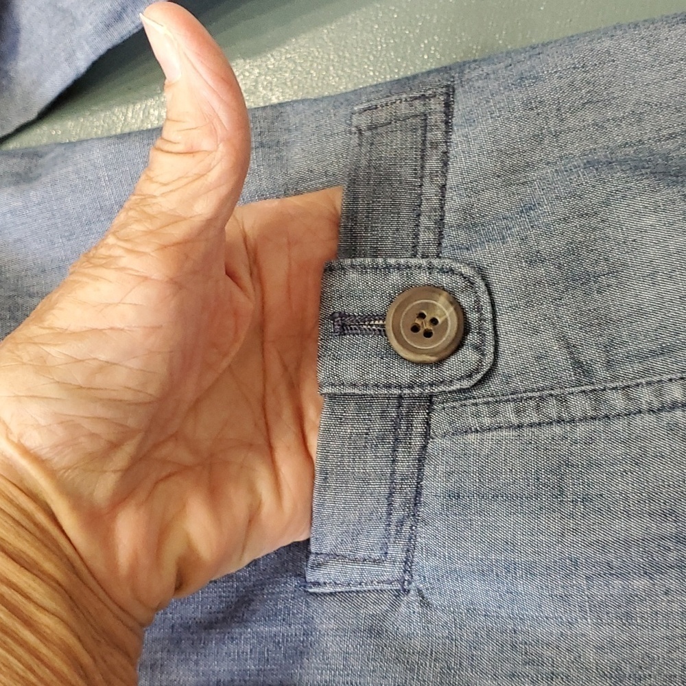 Charter Club Light Blue Denim Button-Down Shirt Jacket - Picture 12 of 14